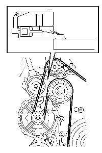 2.16 Проверка состояния и натяжения ремня привода вспомогательных агрегатов Saab 95