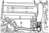 5.3.4 Снятие и установка трубки нагнетаемого воздуха Saab 95