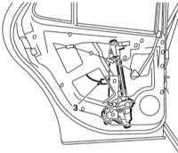 12.1.11 Снятие, установка, разборка и сборка задней двери и её компонентов Saab 95