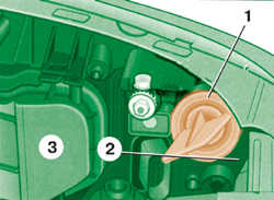 10.7 Замена ламп Skoda Fabia