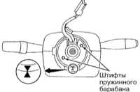 12.24 Снятие и установка сборки комбинированных подрулевых переключателей Subaru Forester