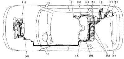 6.7 Проверка состояния и замена топливных линий и их штуцерных соединений Subaru Forester
