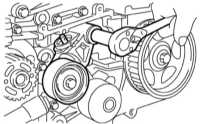 3.27 Проверка состояния и замена газораспределительного ремня - модели   2.0 и 2.5 л Subaru Legacy Outback