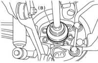 3.14 Проверка состояния защитных чехлов шарниров приводных валов Subaru Legacy Outback