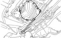 4.5.12 Снятие и установка поддона картера и маслозаборника Subaru Legacy Outback