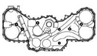 4.6.4 Снятие и установка крышек привода ГРМ Subaru Legacy Outback