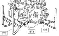 4.7.4 Порядок разборки двигателя при подготовке его к капитальному ремонту Subaru Legacy Outback