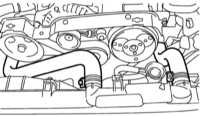 5.2.8 Обслуживание, снятие и установка радиатора системы охлаждения Subaru Legacy Outback