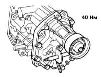 8.10 Снятие, обслуживание и установка раздаточной коробки и удлинения   трансмиссии Subaru Legacy Outback