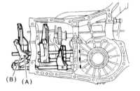 8.23 Снятие, проверка состояния и установка вилок и штоков переключения   передач Subaru Legacy Outback