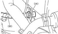 10.2.6 Проверка состояния и замена соединительных линий гидравлического   тракта привода сцепления Subaru Legacy Outback