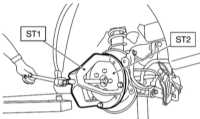 10.3.11 Снятие, обслуживание и установка заднего приводного вала Subaru Legacy Outback