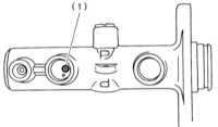 11.14 Снятие, обслуживание и установка главного тормозного цилиндра   (ГТЦ) Subaru Legacy Outback