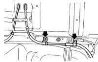 11.24 Снятие, проверка состояния и установка элементов тросового привода   стояночного тормоза Subaru Legacy Outback