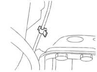 11.30 Снятие, установка и проверка исправности функционирования задних   колесных датчиков ABS Subaru Legacy Outback