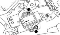 11.37 Снятие, установка и проверка исправности функционирования датчика   увода/поперечных перегрузок Subaru Legacy Outback