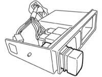 11.40 Снятие, установка и проверка исправности функционирования выключателя   деактивации VDC (VDC OFF) Subaru Legacy Outback
