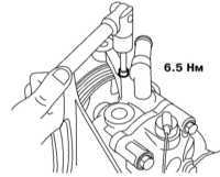 12.4.8 Снятие, обслуживание и установка рулевого насоса Subaru Legacy Outback