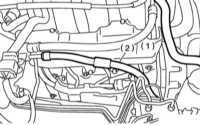 12.4.9 Снятие и установка резервуара жидкости ГУР Subaru Legacy Outback
