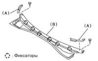13.10 Снятие и установка переднего обтекателя Subaru Legacy Outback