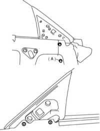 13.27 Снятие, установка и регулировка дверных стекол и компонентов стеклоподъемников Subaru Legacy Outback