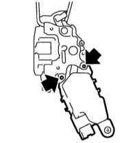 14.29 Снятие, проверка состояния и установка компонентов единого замка Subaru Legacy Outback