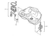 14.13 Комбинация приборов - общая информация и принцип функционирования   компонентов Subaru Legacy Outback