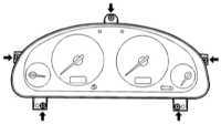14.15 Снятие, обслуживание и установка комбинации приборов, проверка   состояния компонентов Subaru Legacy Outback