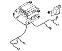 14.9 Снятие и установка компонентов SRS Subaru Legacy Outback