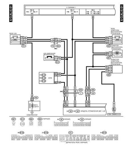 14.37.4 Система кондиционирования воздуха Subaru Legacy Outback