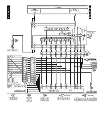 14.37.6 Система управления автоматической трансмиссии Subaru Legacy Outback