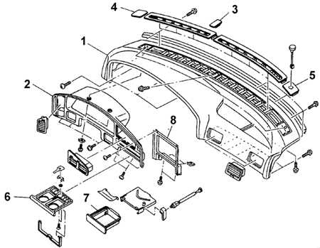13.27 Элементы панели приборов Subaru Legacy