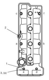 21.2.7 Крышка головки цилиндра Suzuki Grand Vitara