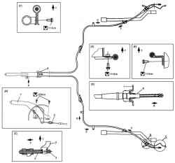 Конструкция троса привода стояночной тормозной системы