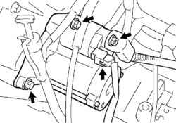 7.4.4.2 Снятие и установка стартера (модели с двигателем 1–2AZ-FE)