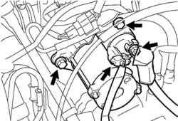 7.4.4.3 Снятие и установка стартера (модели с двигателем 1МZ-FE)