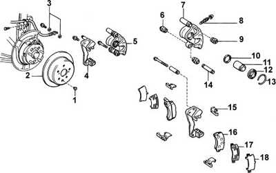 13.5.1 Суппорт дисковых тормозов Toyota Camry