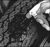 2.5 Проверка состояния шин и давления в шинах Toyota Camry