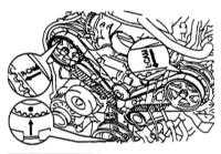 4.2.4 Снятие, проверка состояния и установка газораспределительного ремня   и зубчатых колес привода ГРМ Toyota Land Cruiser