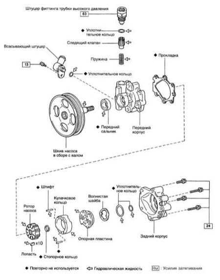 12.18 Снятие и установка рулевого насоса Toyota Land Cruiser