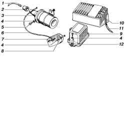 Катушка зажигания, добавочное сопpотивление, тpанзистоpный коммутатоp, аваpийный вибpатоp