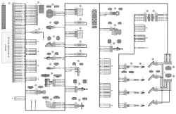 13.3 Схема 3. Соединения жгута электронной системы управления двигателем (ЭСУД)