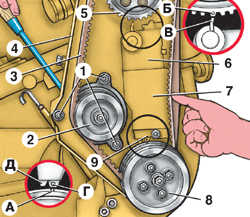 2.2.1.15 Двигатели объемом 1,1 и 1,3 л Volkswagen Golf II