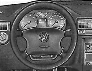 1.1.39.1 Надувные подушки безопасности Volkswagen Golf IV
