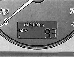 1.1.1 Контрольные приборы Volkswagen Golf IV