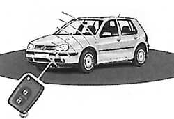 1.1.12 Дистанционное радиоуправление замками Volkswagen Golf IV