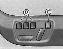1.1.23.5 Регулировки наружного зеркала при движении задним ходом Volkswagen Golf IV