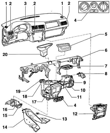 6.0 Система вентиляции и отопления Volkswagen Golf IV