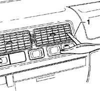 6.1 Снятие и установка сопел подачи воздуха Volkswagen Golf IV
