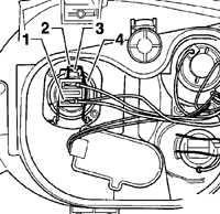 14.8 Замена лампочек внешнего освещения Volkswagen Golf IV